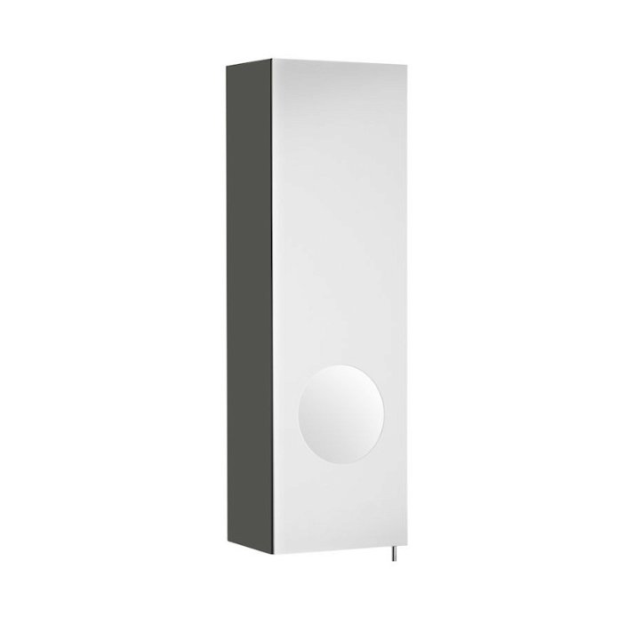 Armoire de toilette avec ouverture à gauche de 20 cm de couleur gris anthracite Luna Roca
