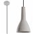 Lámpara colgante con diseño de campana delgada fabricada en hormigón mezclado con yeso Empoli Sollux