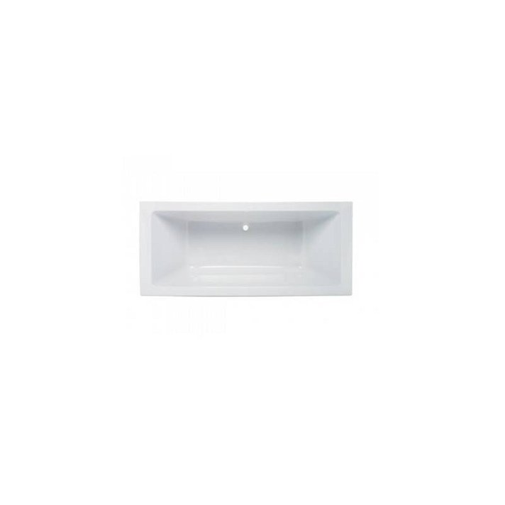 Bañera rectangular de 170x75 cm hecha en acrílico con un acabado en color blanco Plan Unisan