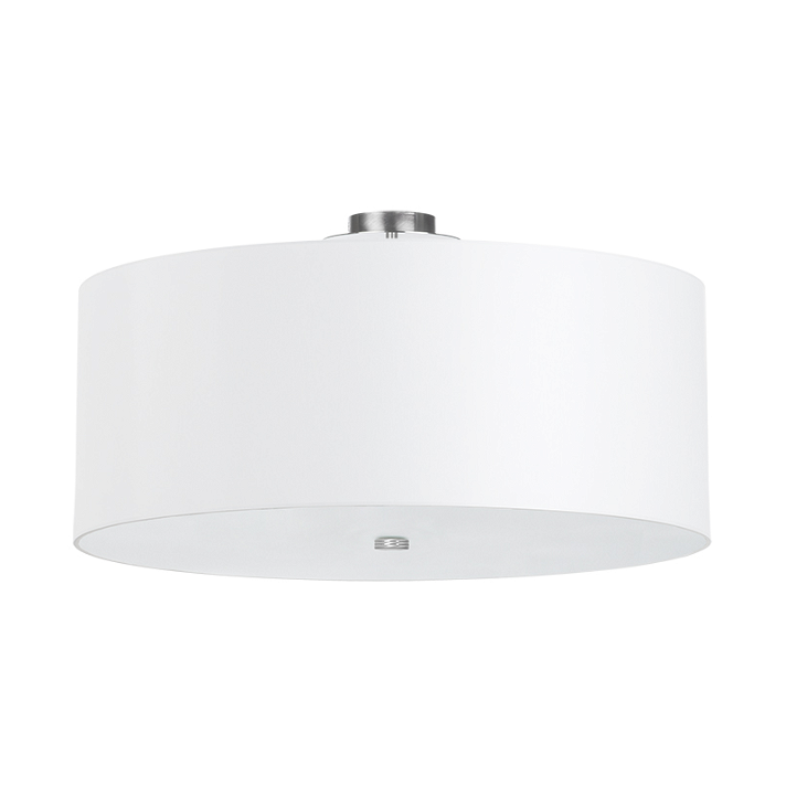 Lámpara colgante para techo con un diseño redondo de acabado blanco Otto 70 Sollux