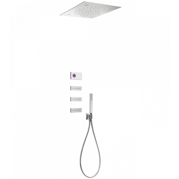 Kit ducha termostático electrónico Cromoterapia Shower Technology TRES