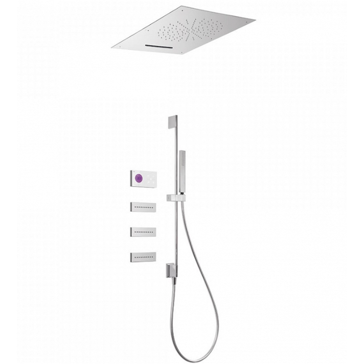 Kit de douche thermostatique électronique de 4 voies Shower Technology TRES