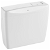Cassetta alta per WC realizzata in plastica con finitura di colore bianco Universal Roca