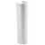 Coluna para lavatório de 18 cm fabricada em porcelana de cor branca Debba Roca