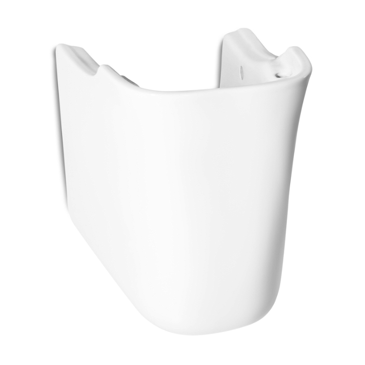Semipedestal para lavabo de 27 cm fabricado en porcelana de color blanco Meridian Roca