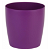Pot de fleurs rond violet Cofan