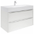 Meuble de salle de bains avec plan vasque et deux tiroirs de 100 cm couleur blanche Inspira Roca