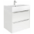 Mueble de baño con lavabo con dos cajones de 60 cm de ancho color blanco Inspira Roca