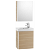 Conjunto de casa de banho com armário de duas estantes de 45 cm de cor carvalho texturizado Mini Roca