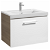 Móvel para casa de banho com um lavatório e uma gaveta de 60 cm branco-fresno Unik Prisma Roca