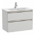 Mueble de baño compacto con lavabo y 2 cajones de 70 cm color gris ártico Unik The Gap Roca