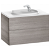 Mueble de baño con lavabo y 2 cajones de 80 cm de ancho color roble Unik Beyond Roca