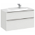 Mueble de baño con lavabo y 2 cajones de 100 cm de ancho color gris ártico Unik Beyond Roca
