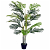 Planta artificial Palma de 150 cm con maceta de plástico en acabado color verde Outsunny