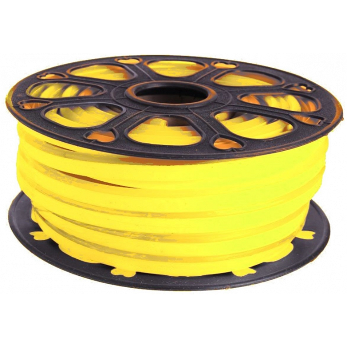 Tira led neón flexible 12V amarillo de 25 m Jandei