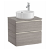 Mueble de baño para lavabo centrado de 60 cm de ancho con 2 cajones en color roble The Gap Roca