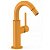 Robinet mitigeur pour bidet avec bec de 21 cm de haut fabriqué en laiton avec finition de couleur ambre Study TRES
