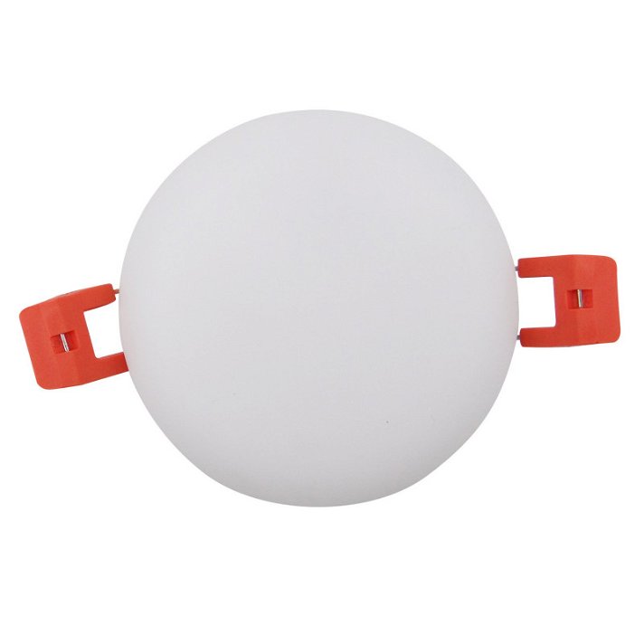 Placa LED de 9 W con diseño circular y marco de aluminio en color blanco Moonled