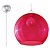 Lampe suspendue rouge Ball Sollux