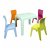 Conjunto infantil de 1 mesa y 4 sillas con polipropileno en acabado multicolor 2 Jan Resol