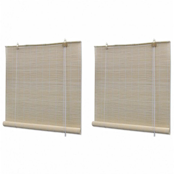 Pacote de persianas 120x160 cm bambu natural Vida XL