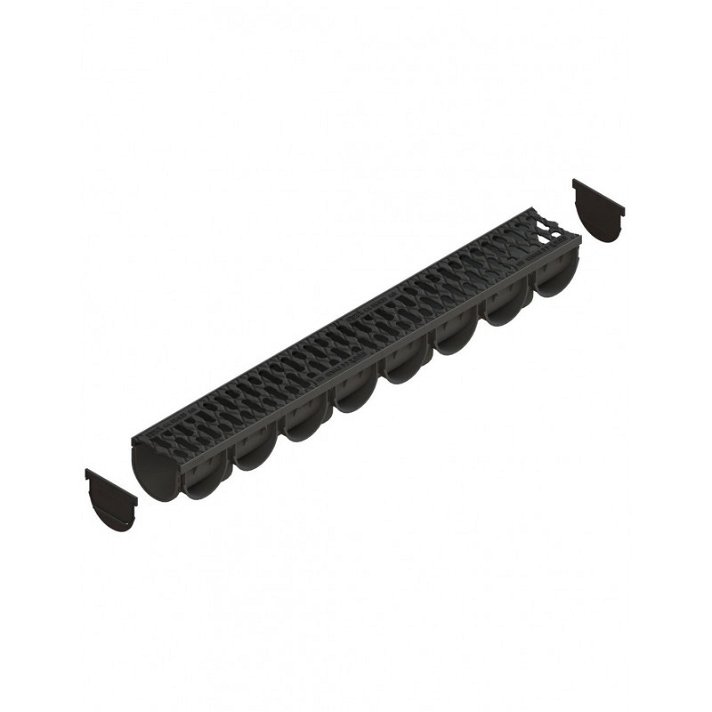 Solfless Narvik 3 waterway with ductile cast iron grate