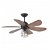 Faro Chicago black ceiling fan with light