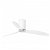 Ventilateur de plafond transparent de couleur blanche avec option Smart Mini Tube Fan Faro