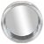 Espejo circular con diseño aviador con tornillos vistos hecho de metal con acabado plateado Vida XL