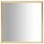 Espejo de diseño minimalista hecho con PVC en color oro y diferentes medidas Vida XL