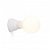 Applique con luce LED E27 in ceramica con finitura di colore bianco lucido Kera Faro