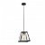 Lámpara colgante con luz LED E27 de 15 W fabricada de metal con acabado de color negro Rose-1 Faro