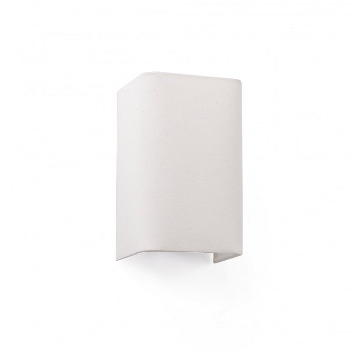 Aplique con luz LED E27 para pared de interior con acabado de color beige Cotton Faro