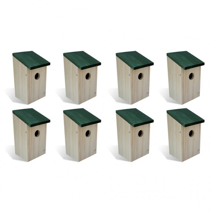 Pack de 8 casas para pájaros Vida Xl