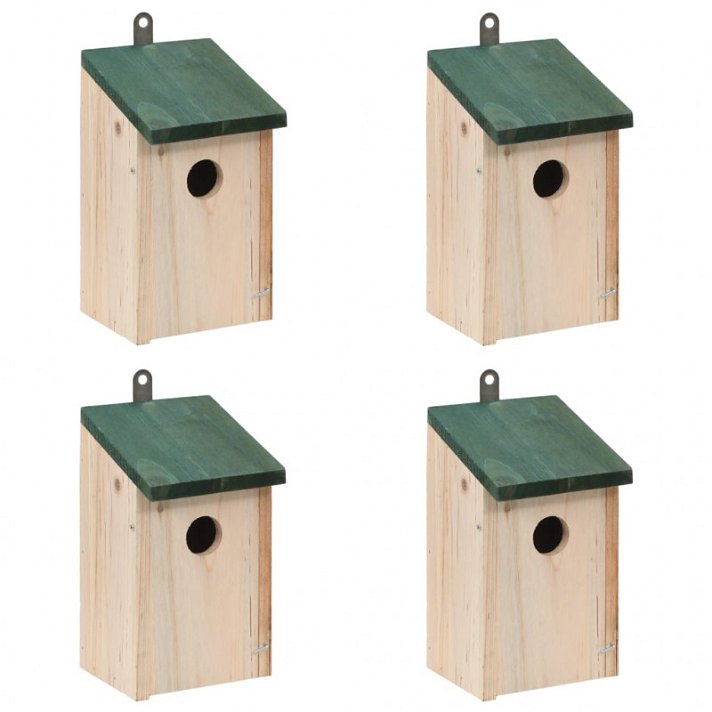 Pack de casas para pájaros VidaXL
