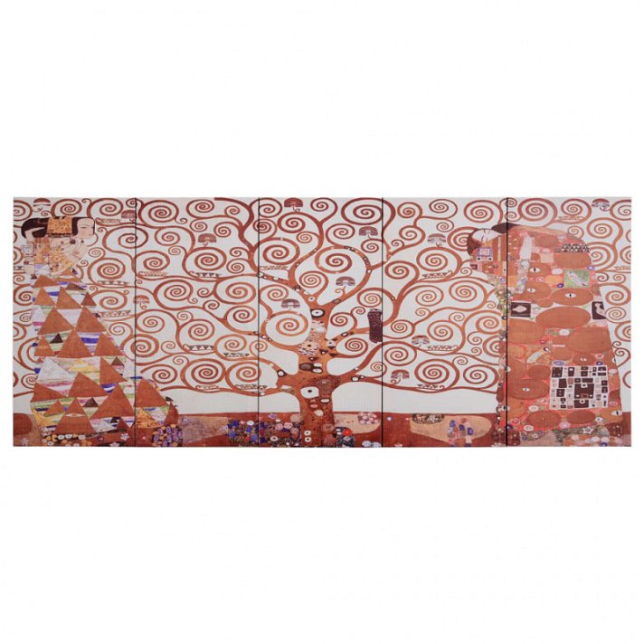 Juego de paneles 150x60cm Árbol de la vida Klimt VidaXL