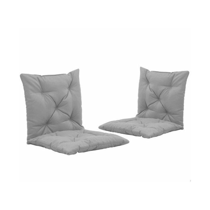 Set di cuscini per sedia a dondolo colore grigio Vida XL