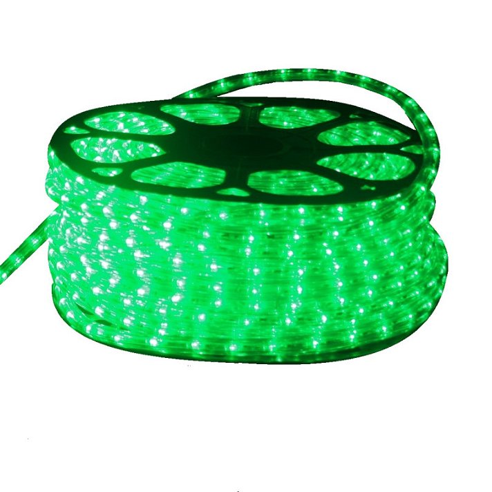 Tira LED corte cada 1/2 M PVC verde 50 M Jandei