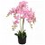 Planta de orquídea artificial con macetero color rosa 75 cm VidaXL