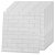 Set de papeles autoadhesivos para pared con diseño de ladrillos de acabado blanco Vida XL