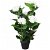 Planta artificial de hortensia con macetero color blanco 60 cm VidaXL