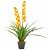 Planta artificial de orquídea con macetero color amarillo 90 cm VidaXL