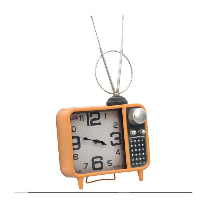 Reloj de mesa Naranja Vida XL