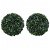 Pack de bolas de boj artificial 45 cm verde VidaXL