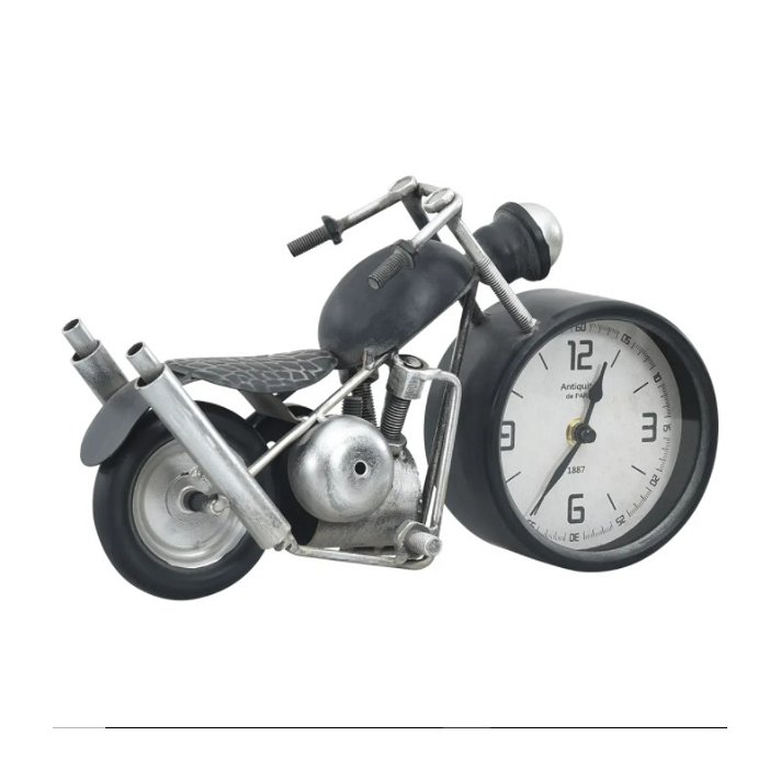 Reloj de mesa Motocicleta VidaXL