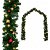 Grinalda natalícia decorada com luzes LED e Bolas Vida XL