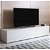 Móvel de TV branco sobre piso de 160 cm Leiko Domensino