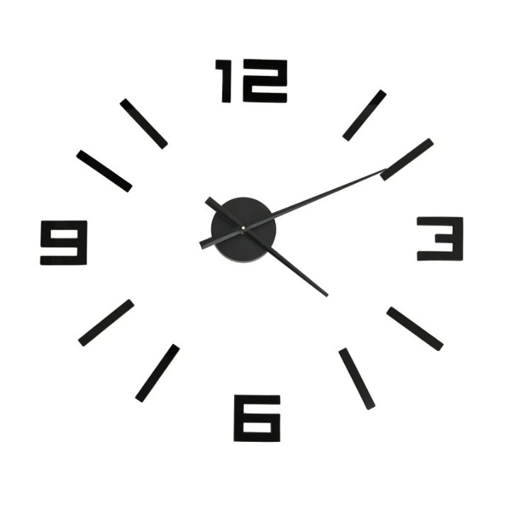 Reloj para pared Negro VidaXL