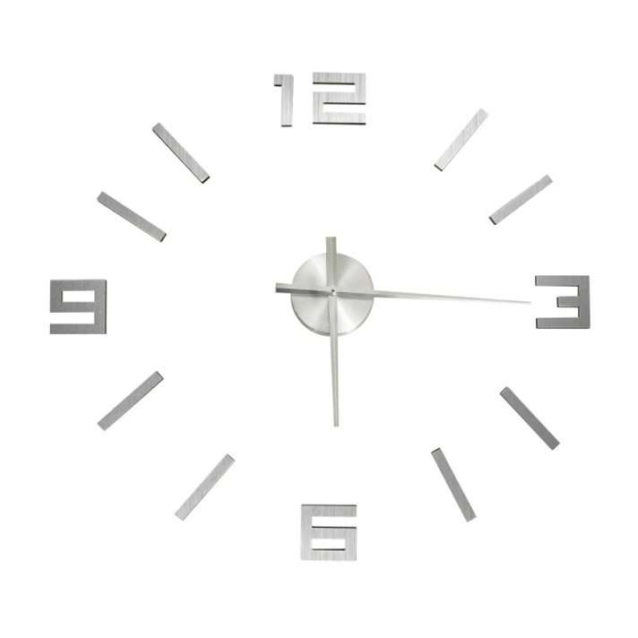 Reloj para pared Plateado VidaXL