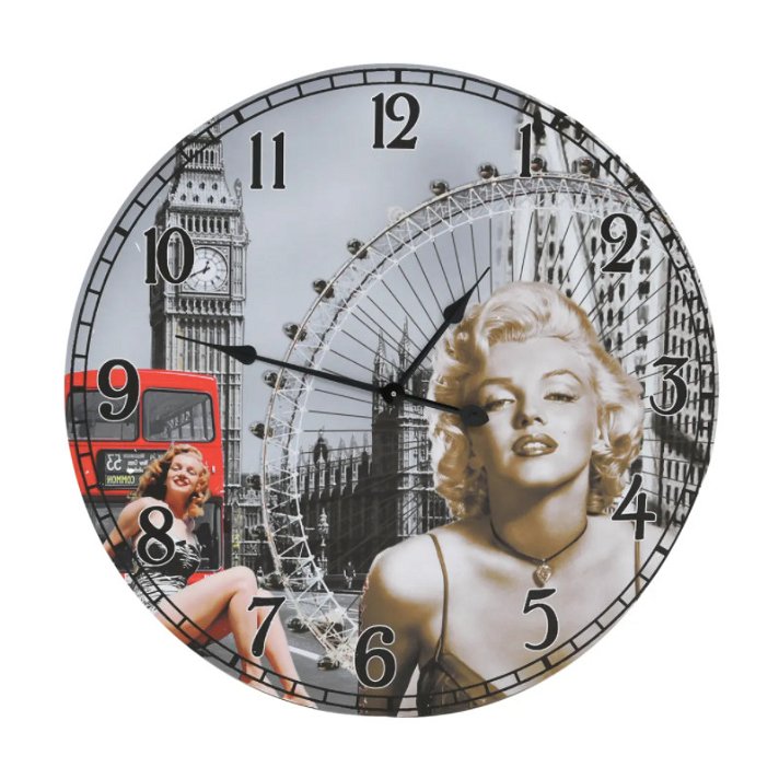 Reloj de pared Marilyn Monroe Vida XL